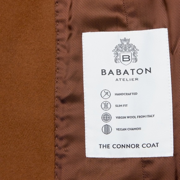 Aritzia Babaton camel tan virgin wool Connor wrap coat - size XS - Picture 8 of 16